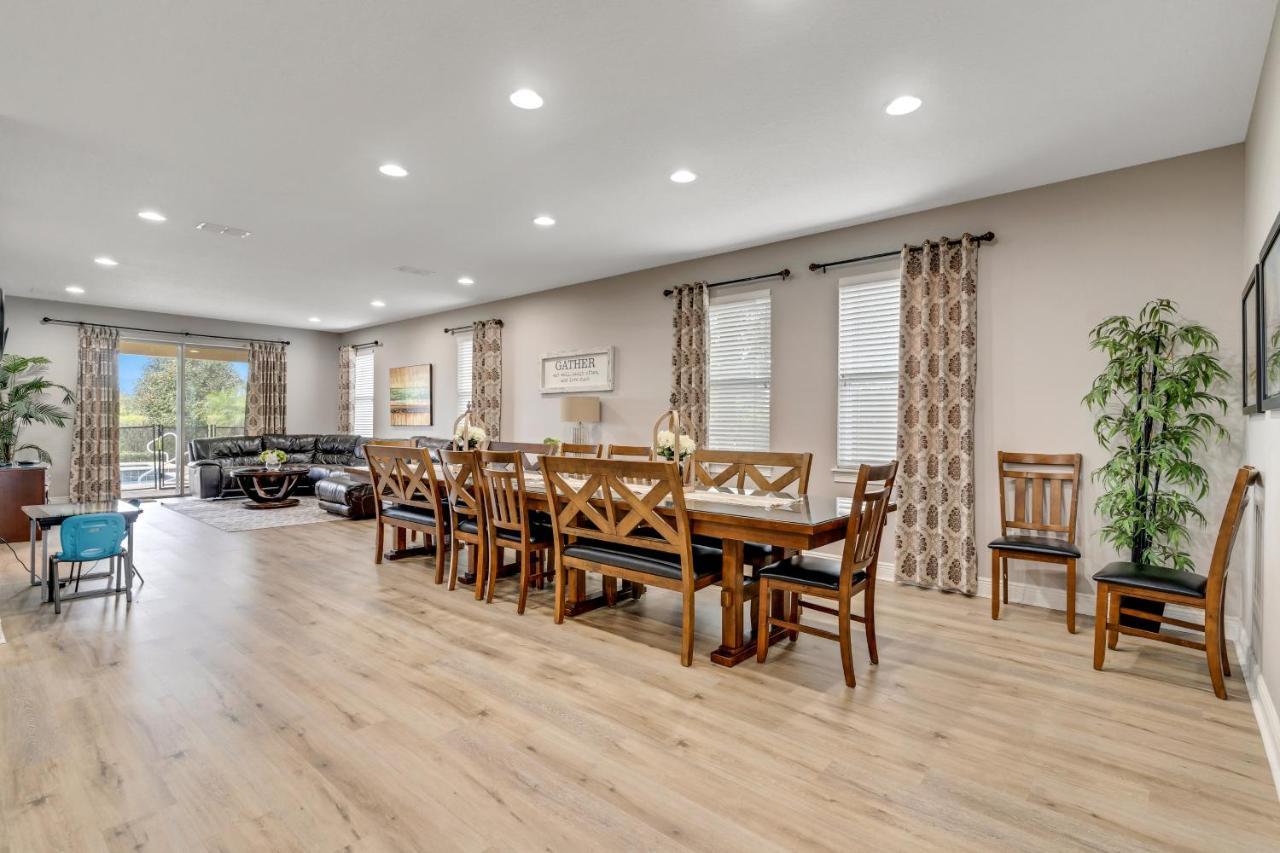 Huge 10 Bdr Family House With Arcades And Free Pool Heat Near Disney Orlando Ngoại thất bức ảnh