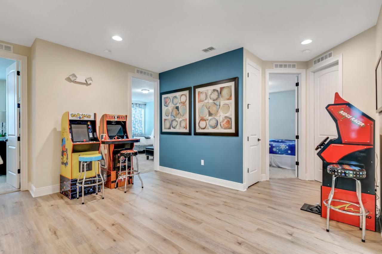 Huge 10 Bdr Family House With Arcades And Free Pool Heat Near Disney Orlando Ngoại thất bức ảnh